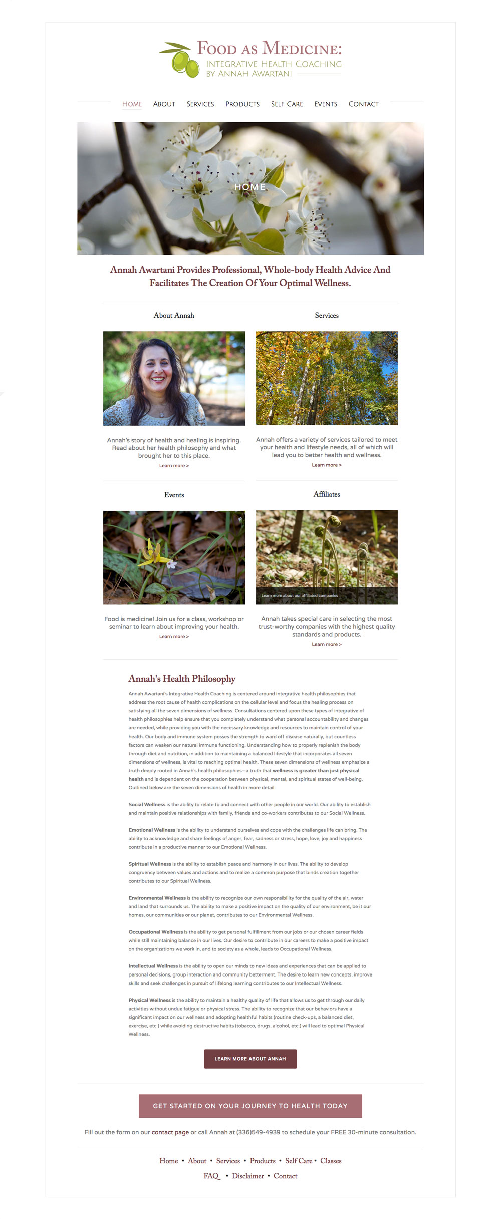 Food as Medicine website Food as Medicine website