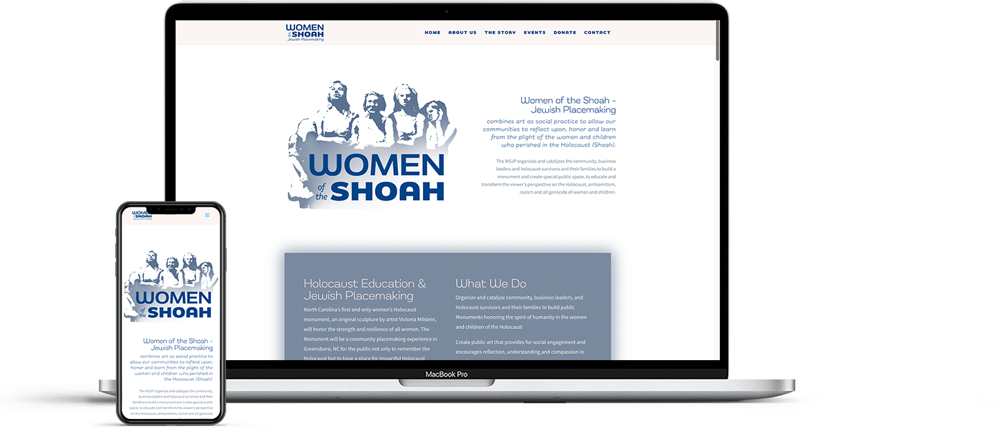 Women of the Shoah - Jewish Placemaking responsive views