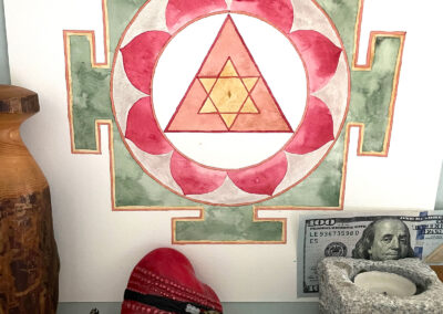Ganesha Yantra watercolor painting